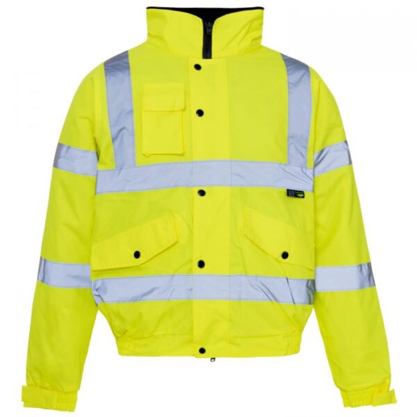 36841 - Hi Vis Yellow Standard Storm Bomber Jacket