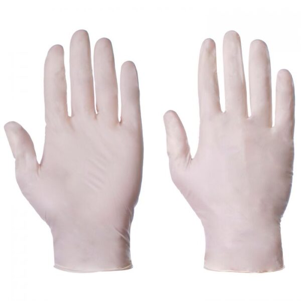 10201 - Powderfree Latex Disposable Gloves Box of 100