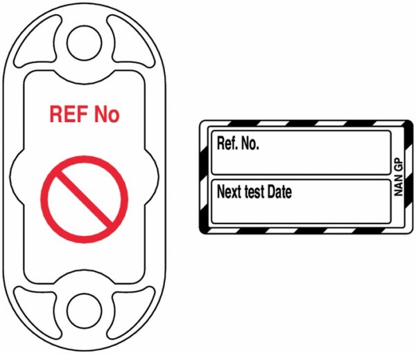 301ATA110 - Nanotag Kit Next Test Due - White