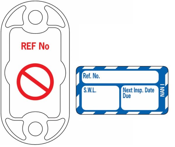 301AUA130 - Nanotag Kit Safe Working Load - Blue