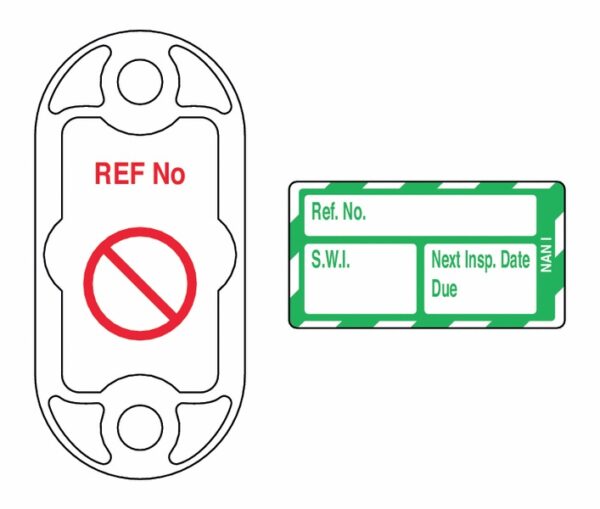 301AUA140 - Nanotag Kit Safe Working Load - Green