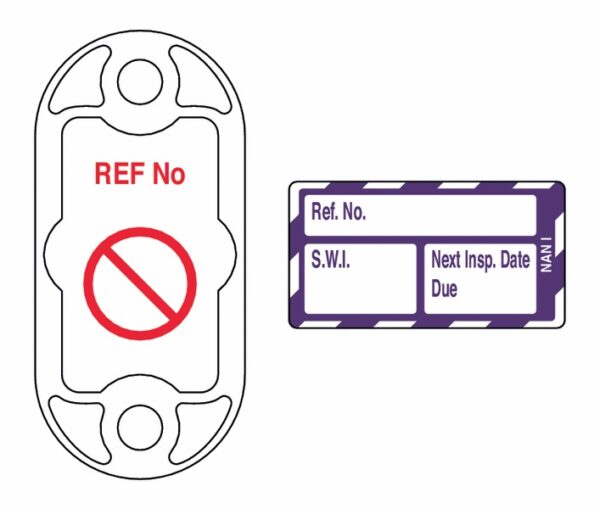 301AUA180 - Nanotag Kit Safe Working Load - Purple