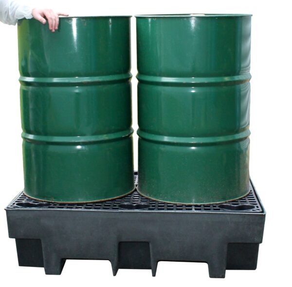 304HGA100 - Recycled 2 Drum Spill Pallet