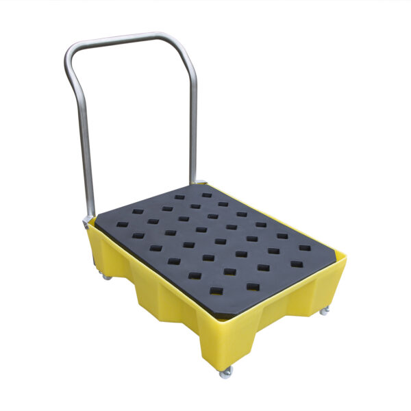 305VVC200 - Spill Tray W/Wheels Handle & Grid 66Ltr