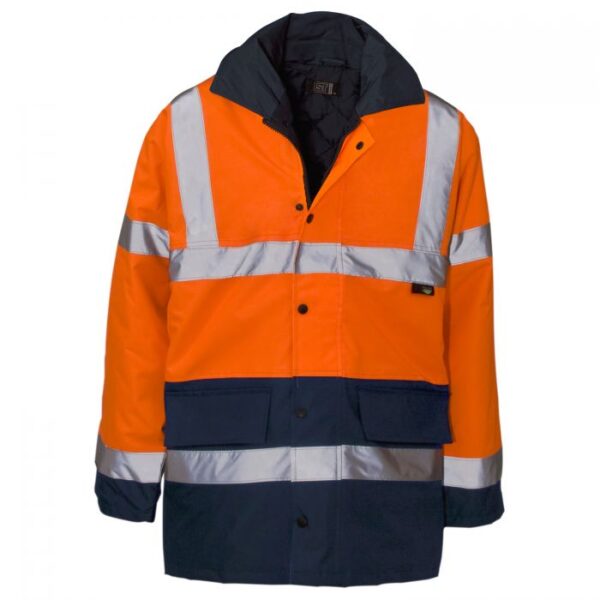 35491- Hi Vis Orange 2 Tone Parka