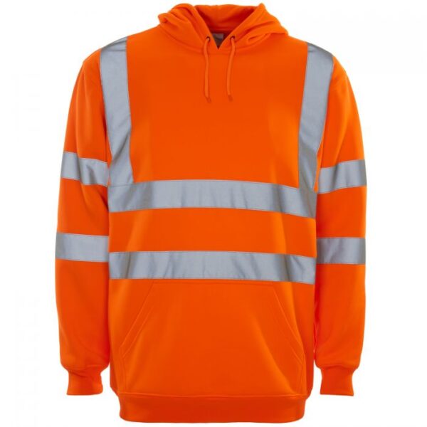 36481 - Hi Vis Orange Hooded Sweatshirt