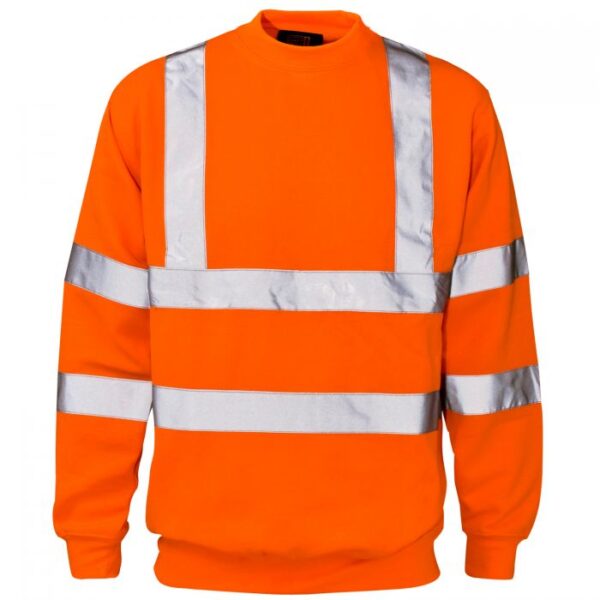 56881 - Hi Vis Orange Crew Neck Sweatshirt