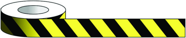 AMT50/YB - 50mm x 33m Yellow & Black Tape