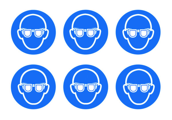 DJR181 - Eye Protection Symbols - Pk of 30 Labels