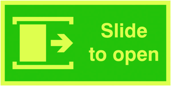 FX07103M - 100x200mm Slide To Open Right - Nite Glo Rigid