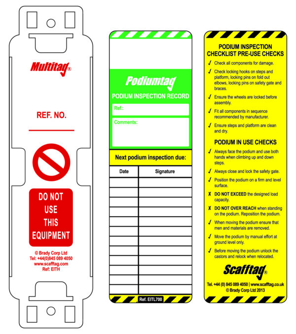 SCAF069 - Podiumtag Kit