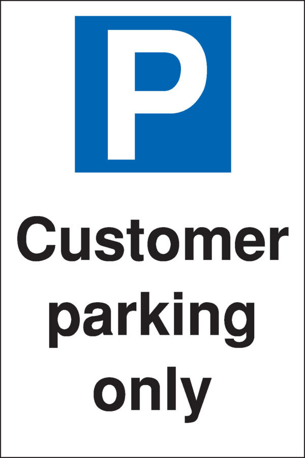 TRF0331AJAGP - 400x300 Customer parking only