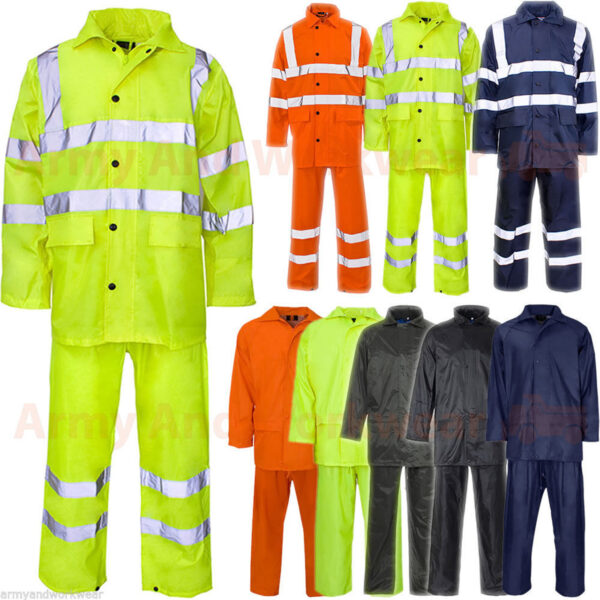 183- Polyester/PVC Rainsuits