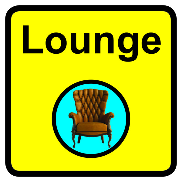 KAI101 - 300x300mm Lounge Dementia Sign