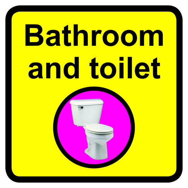 KAI108 - 300x300mm Bathroom & Toilet Dementia Sign