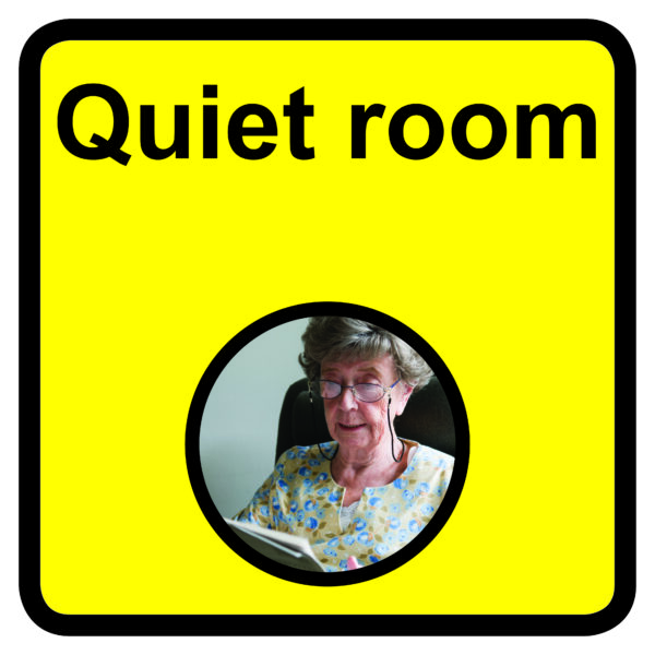 KAI113 - 300x300mm Quiet room Dementia Sign