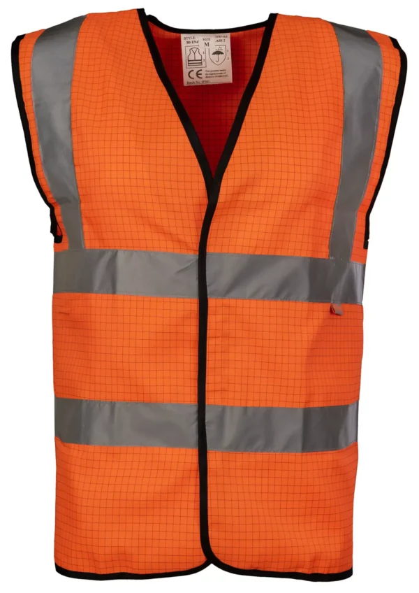 583- Orange Waistcoat (Flame Retardant & Antistatic)