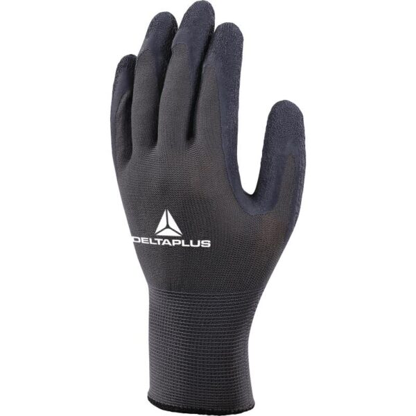 VE630 - POLYESTER KNITTED GLOVE - LATEX COATING PALM 13 gauge ideal for precision work in oily conditions