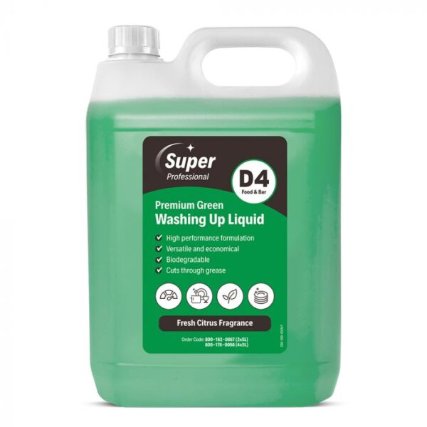 HY5484 Super Green Washing Up Liquid 5 Litre