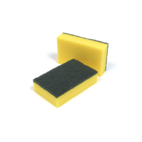 102418 - 14x9x3.5cm Tuffguy Benson Sponge Scourer Plain Bag (Box Of 50x10)