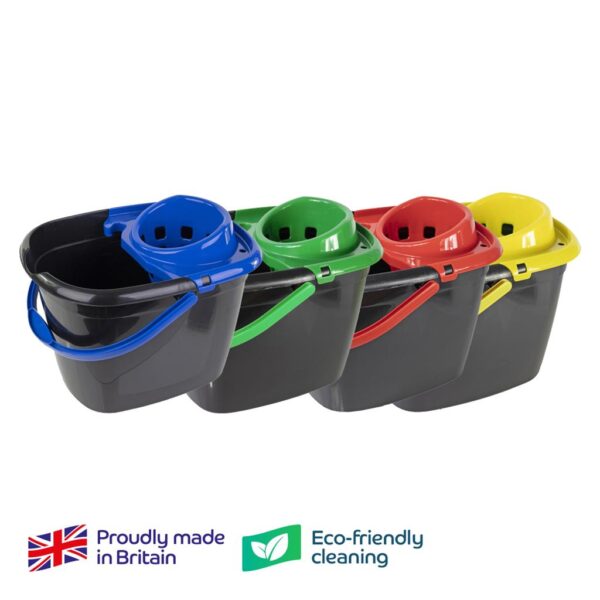 104888 - 14L Recycled  Great British Mop Bucket with Wringer