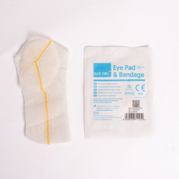 145  EYE PAD DRESSING – LOOP BANDAGE