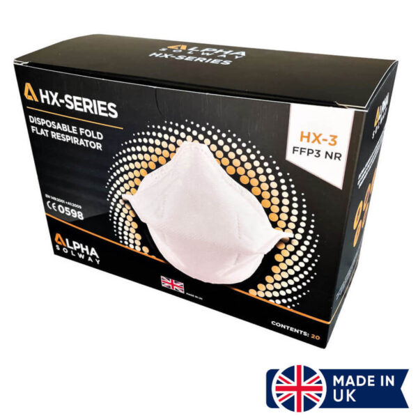 Alpha Solway HX-3 FFP3 NR Disposable Mask (Box of 20)