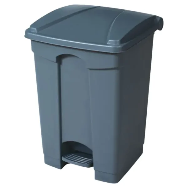 CD0163 - Grey 45 Litre Plastic Pedal Bin