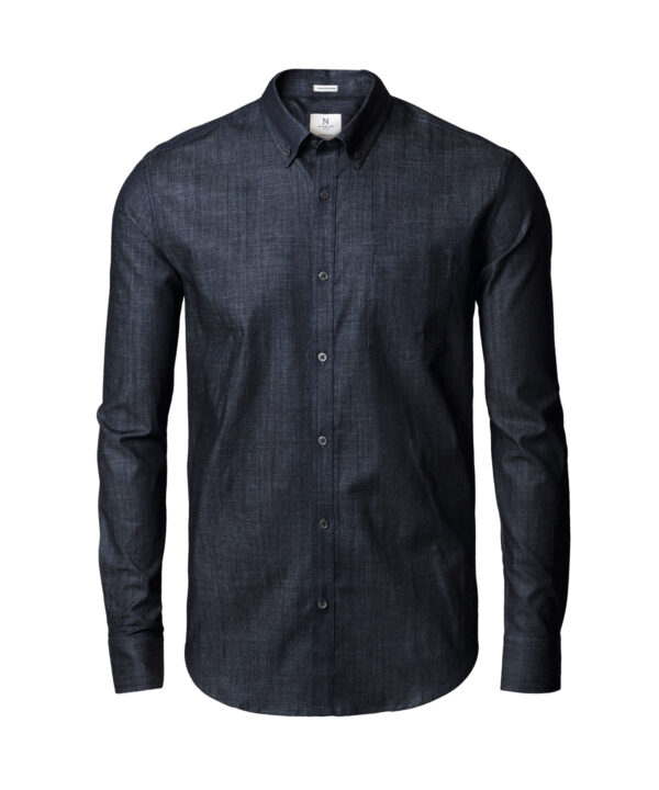 N108M Torrance denim modern fit shirt - Image 2