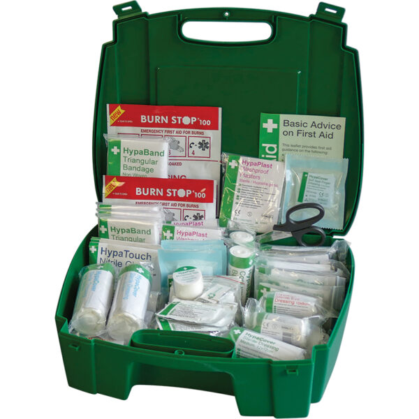 K3031LG - Evolution British Standard Compliant Workplace First Aid Kit in Green Case (Large)