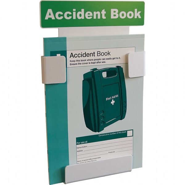 Q4421 Accident Book Station with FREE A4 Accident Book