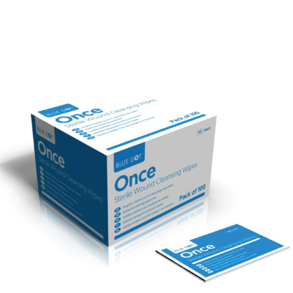 86972 - BLUE DOT STERILE SALINE WIPES