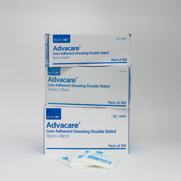 86960 - ADVACARE LOW ADHERENT DRESSING 7.5cm x 7.5cm