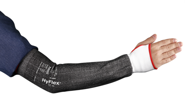 Ansell Hyflex 11-281 Sleeve Wide Th Black/white