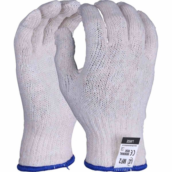 MF  Mixed Fibre Gloves 70/30 cotton / polyester blend Tier 1 Price £0.42