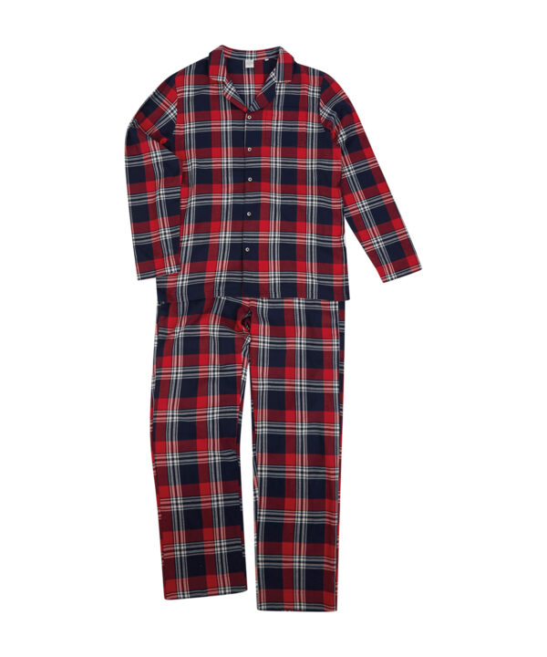 SFM74 - Men's Tartan Lounge Set - Image 2