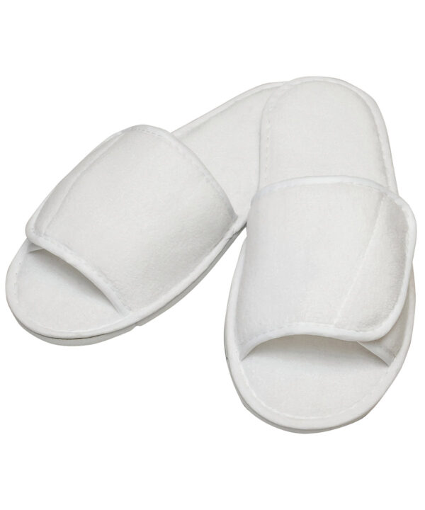 TC067 - Open-toe slippers with hook and loop strap