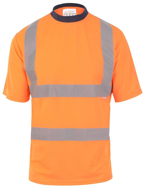 SUPER139 - Orange Hi Vis T-Shirt EN20471 & Rail-Track GO/RT 3279