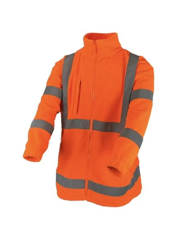 Super1101 - Orange Hi Vis Fleece Jacket