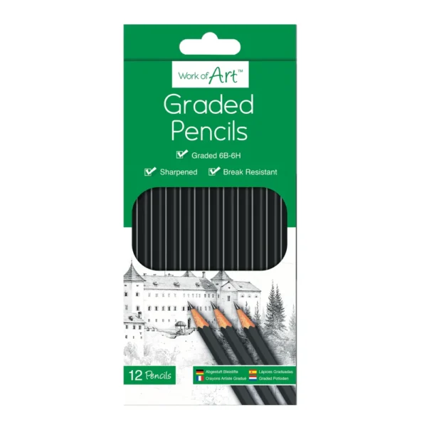 TAL05147 - Work of Art Graded Pencils Pack of 12