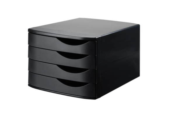 Jalema 4 Drawer Desktop Set Black