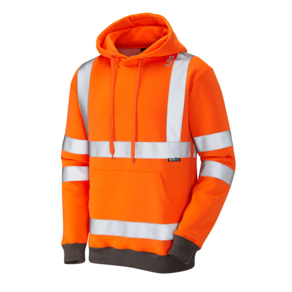 Goodleigh ISO 20471 Class 3 Hooded Sweatshirt Orange