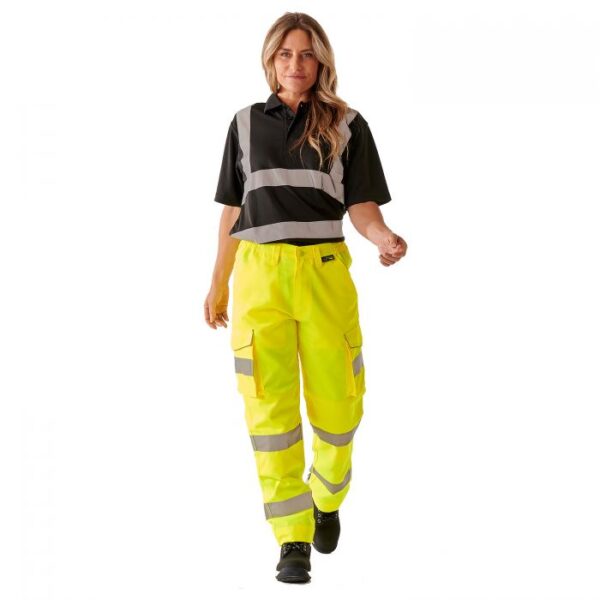 Hana - Ladies Hi Vis Polycotton Combat Trouser