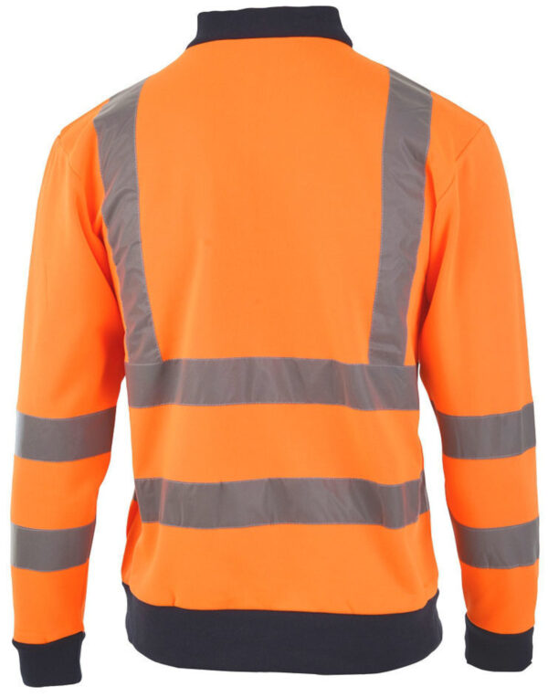 Super122 - Hi Vis Orange Sweatshirt - Image 2