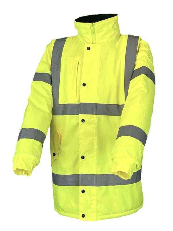 Super 1125 Yellow Deluxe Hi Vis Parka (EN20471)