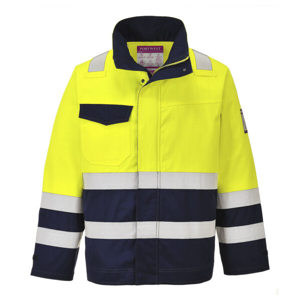 MV25 - Hi-Vis Modaflame Jacket Portwest Value Brand