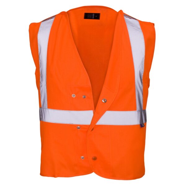 34581 Supertouch Hi Vis Orange Underground Tracker Vest