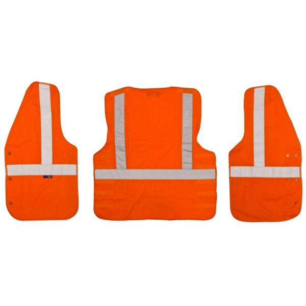 34581 Supertouch Hi Vis Orange Underground Tracker Vest - Image 2