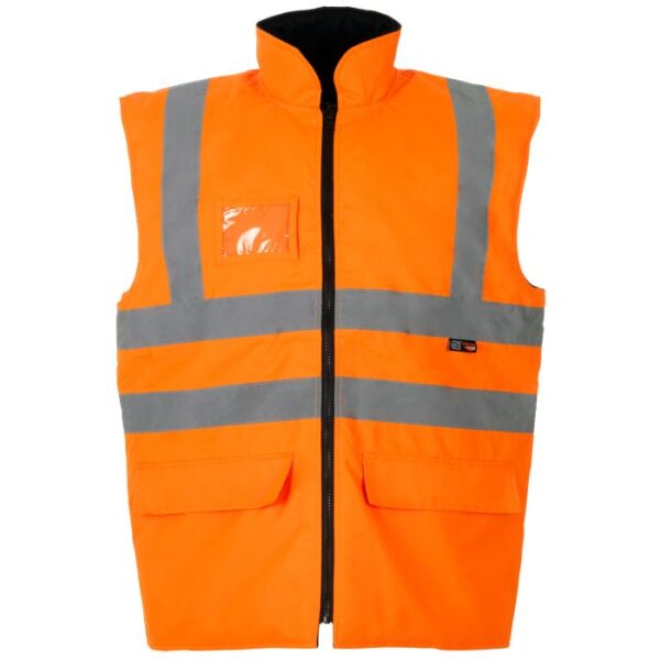 Hi Vis Orange Breathable Interactive Bodywarmer