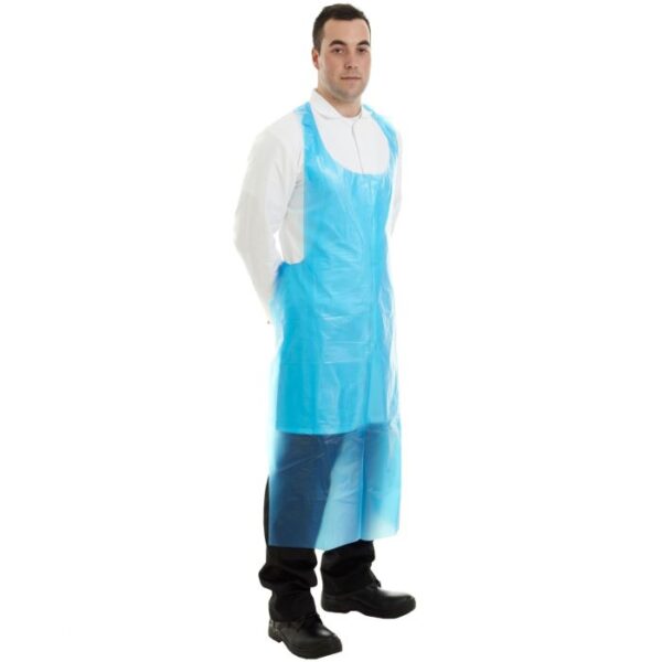 Heavy Duty 50 Micron Apron, (500 per case) Flat Pack